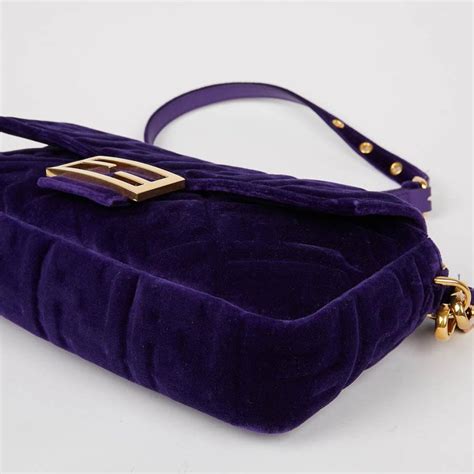 fendi baguette purple|Fendi monogram baguette bag.